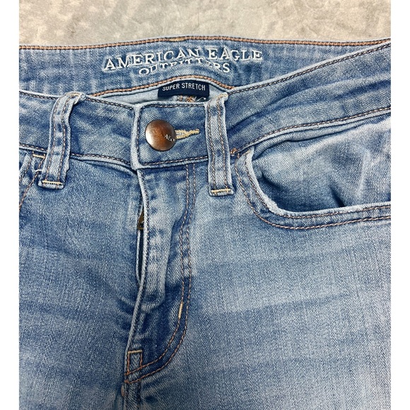 AEO • DISTRESSED SKINNY JEANS - Picture 7 of 8